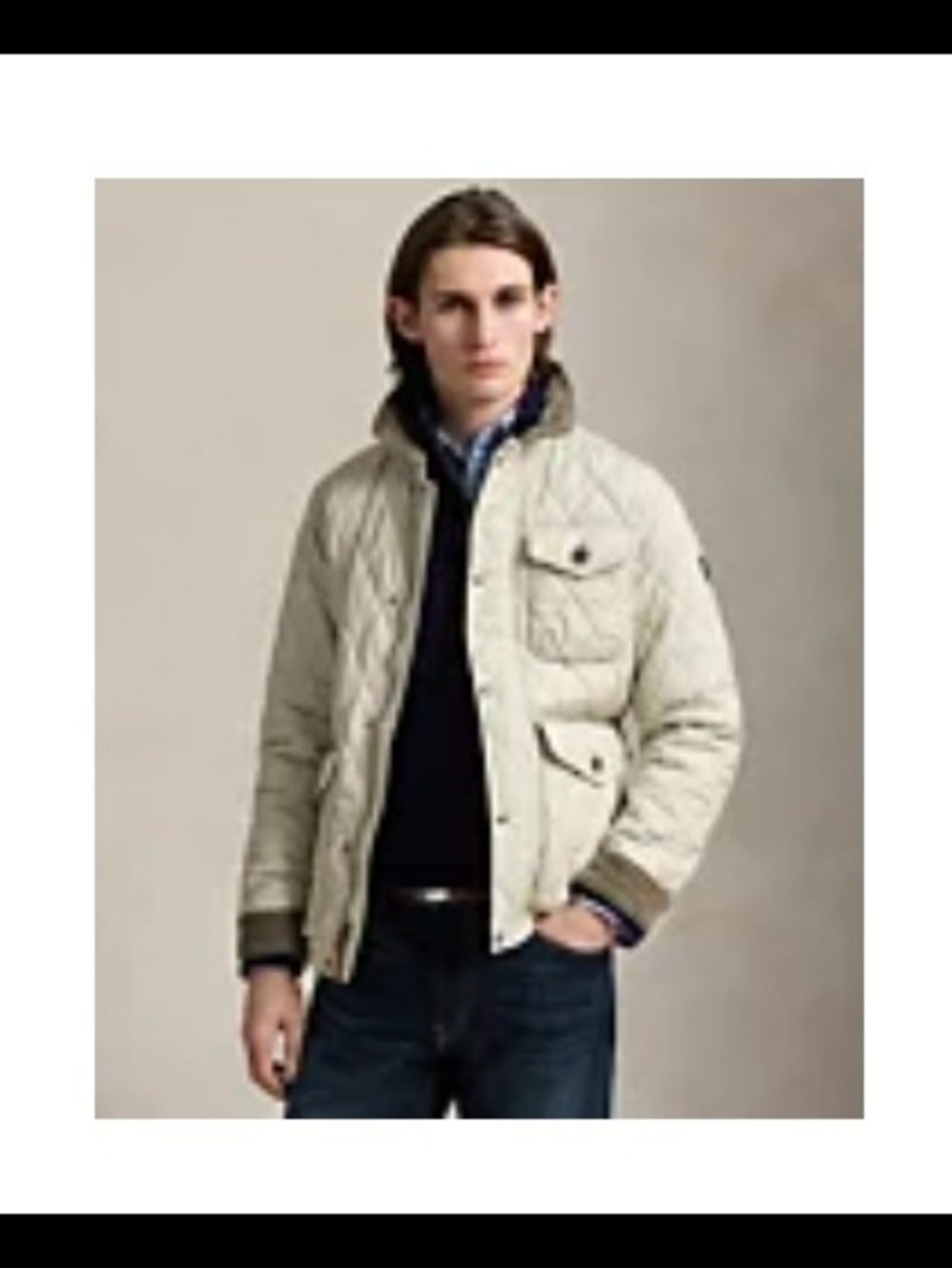 Polo Ralph Lauren Men's Beaton Quilted Water-Repellent Full-Zip Jacket Size 2XL